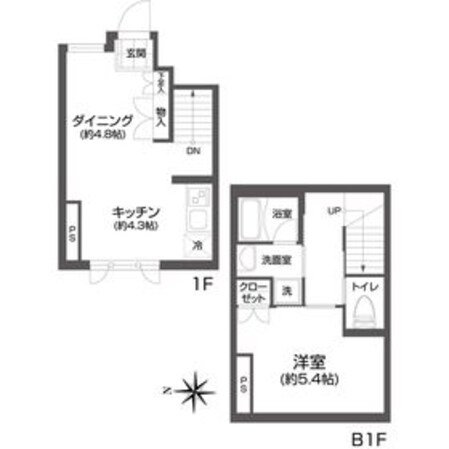 ＵＶＡＳ池袋の物件間取画像